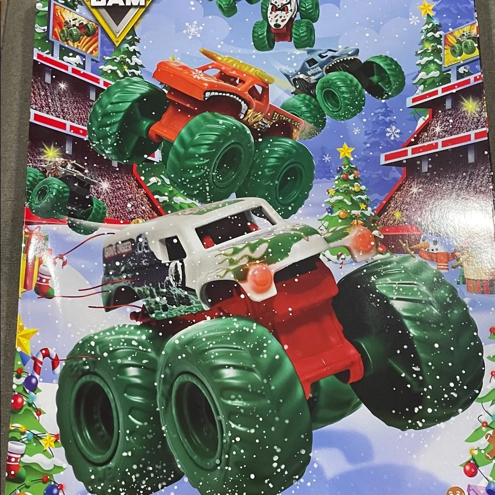 Monster Jam - Advent Calendar 2025 Holiday Series 1:72 Scale 24 pieces